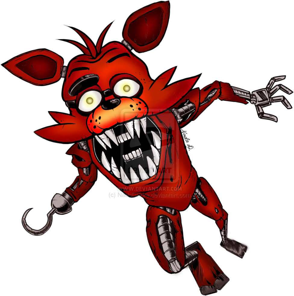 Foxy Five Nights At Freddy S By Nadsdeidre-d83xbxj - Five Night Freddy Foxy (1024x1024), Png Download