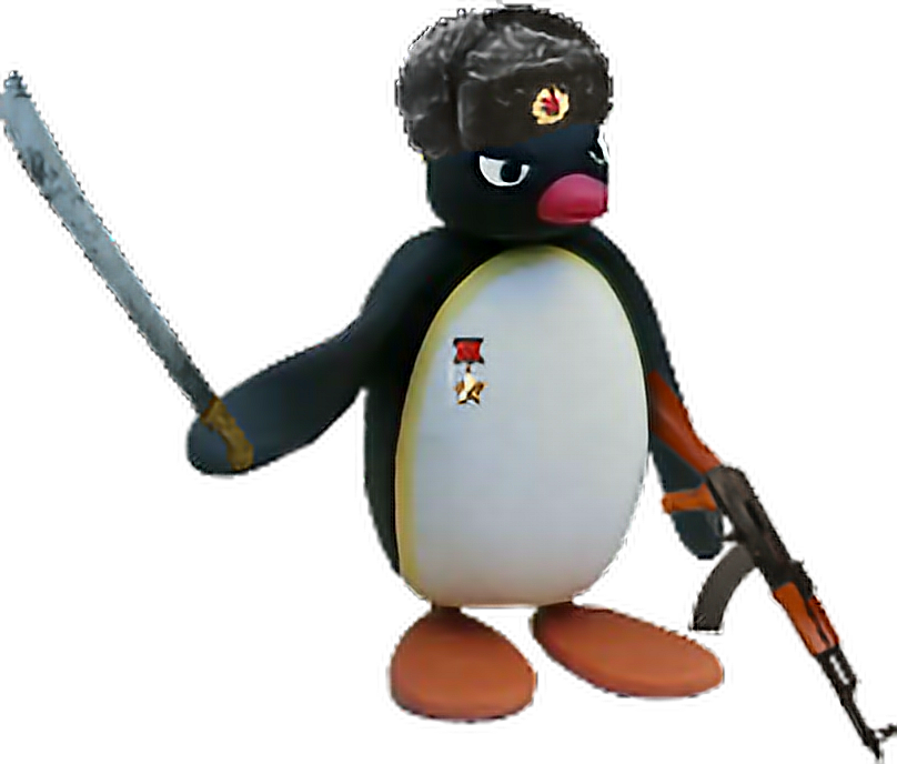 Pingu Sticker - Pingu Communist (808x688), Png Download