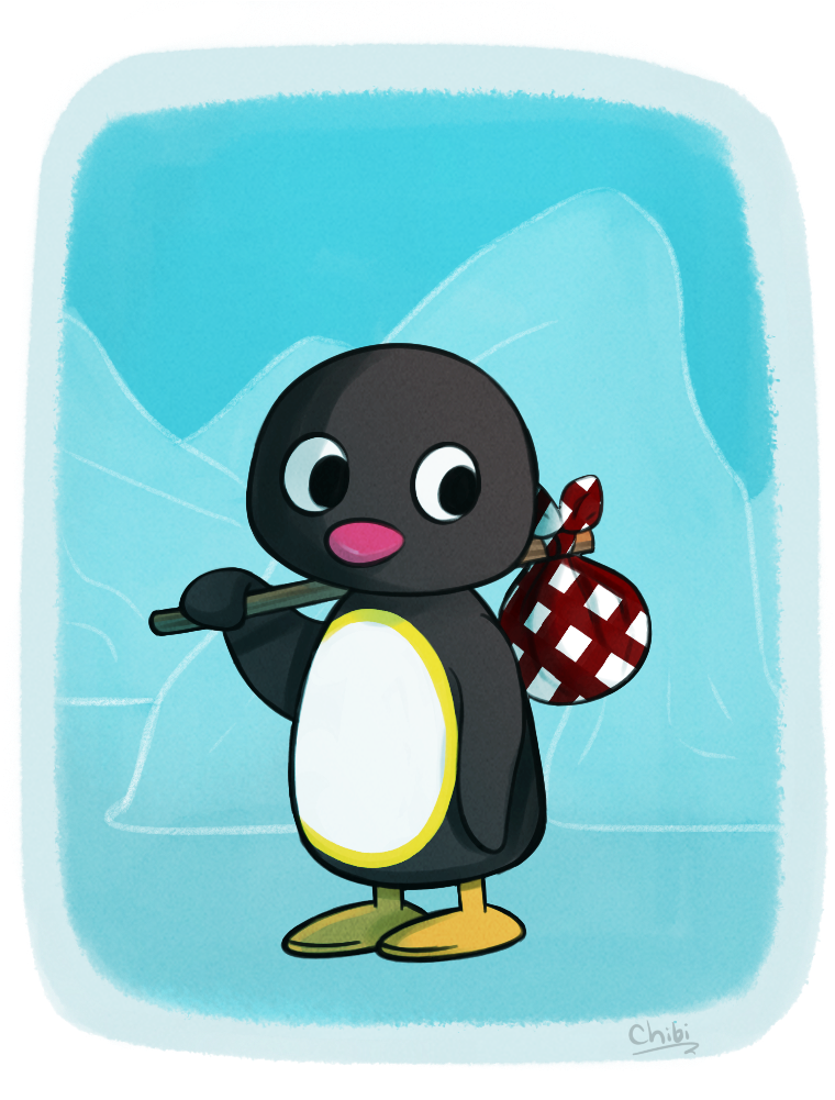 Pingu Copy - Pingu And Gumball (789x1000), Png Download