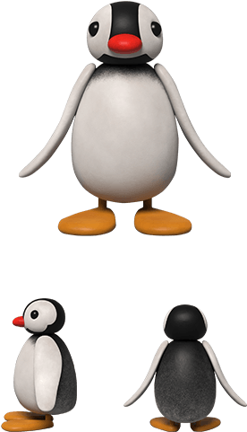 Modal Chara 02 - Pingu On Thin Ice (440x650), Png Download