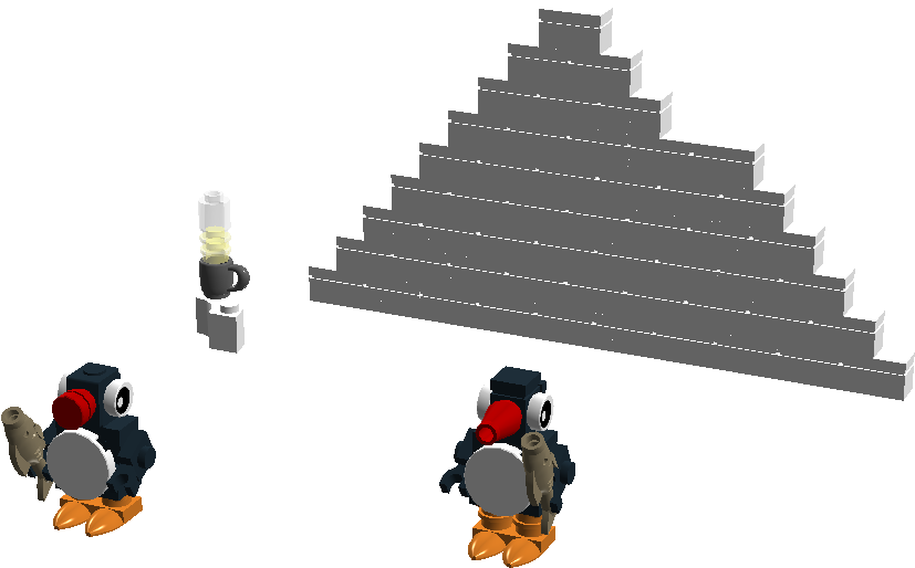Igloo Building Set - Minecraft Small Winter House (1064x617), Png Download