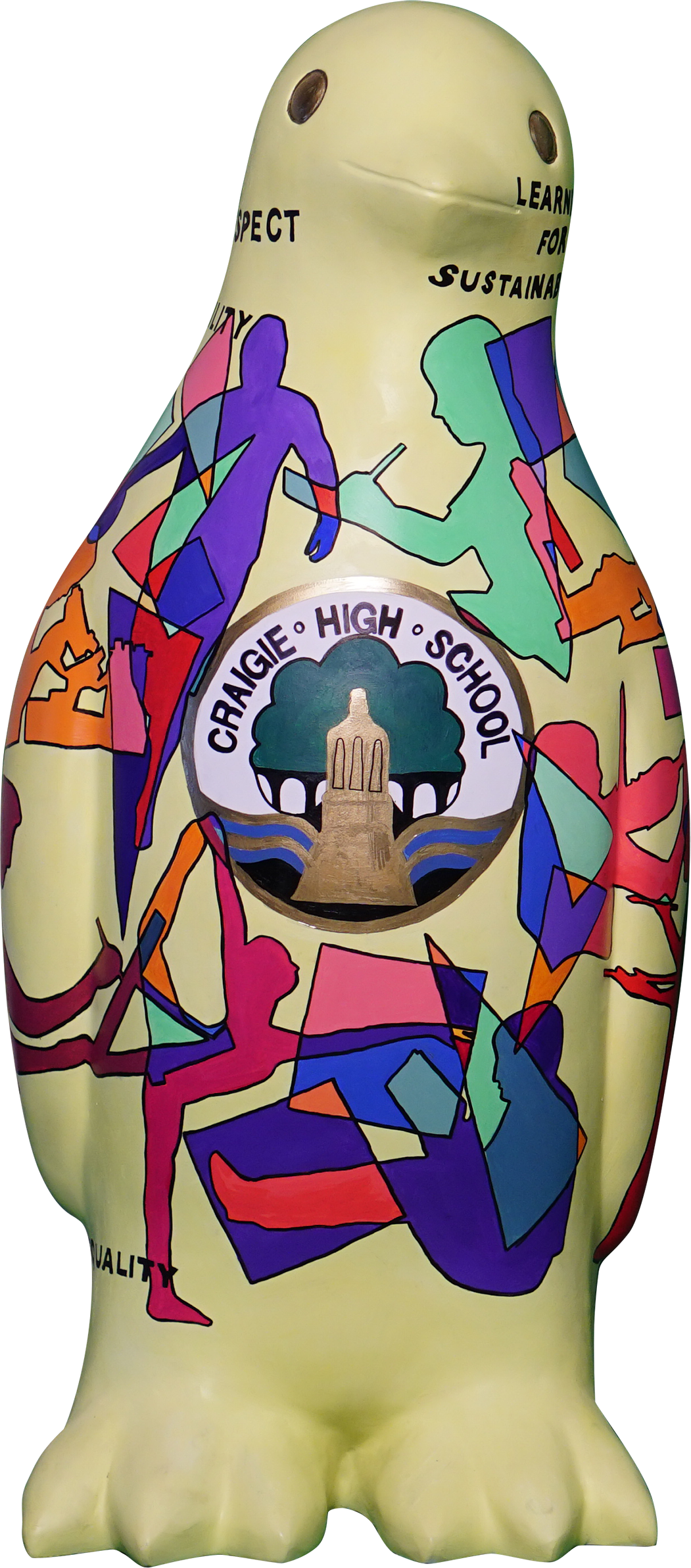 Craigie High School - Visual Arts (1051x2385), Png Download