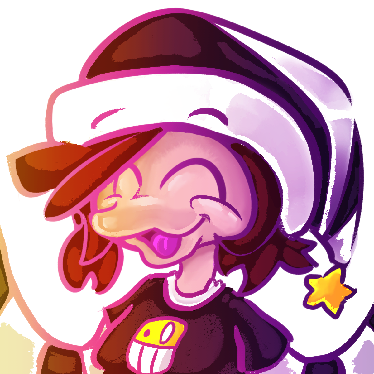 Moo Happy Hearts N Bubbles Cutout Sunset Palette - Moo (1200x1200), Png Download