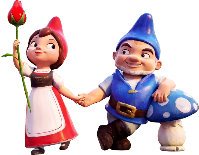 Wirt The Gnome Child - Cartoon Gnomeo And Juliet (661x515), Png Download
