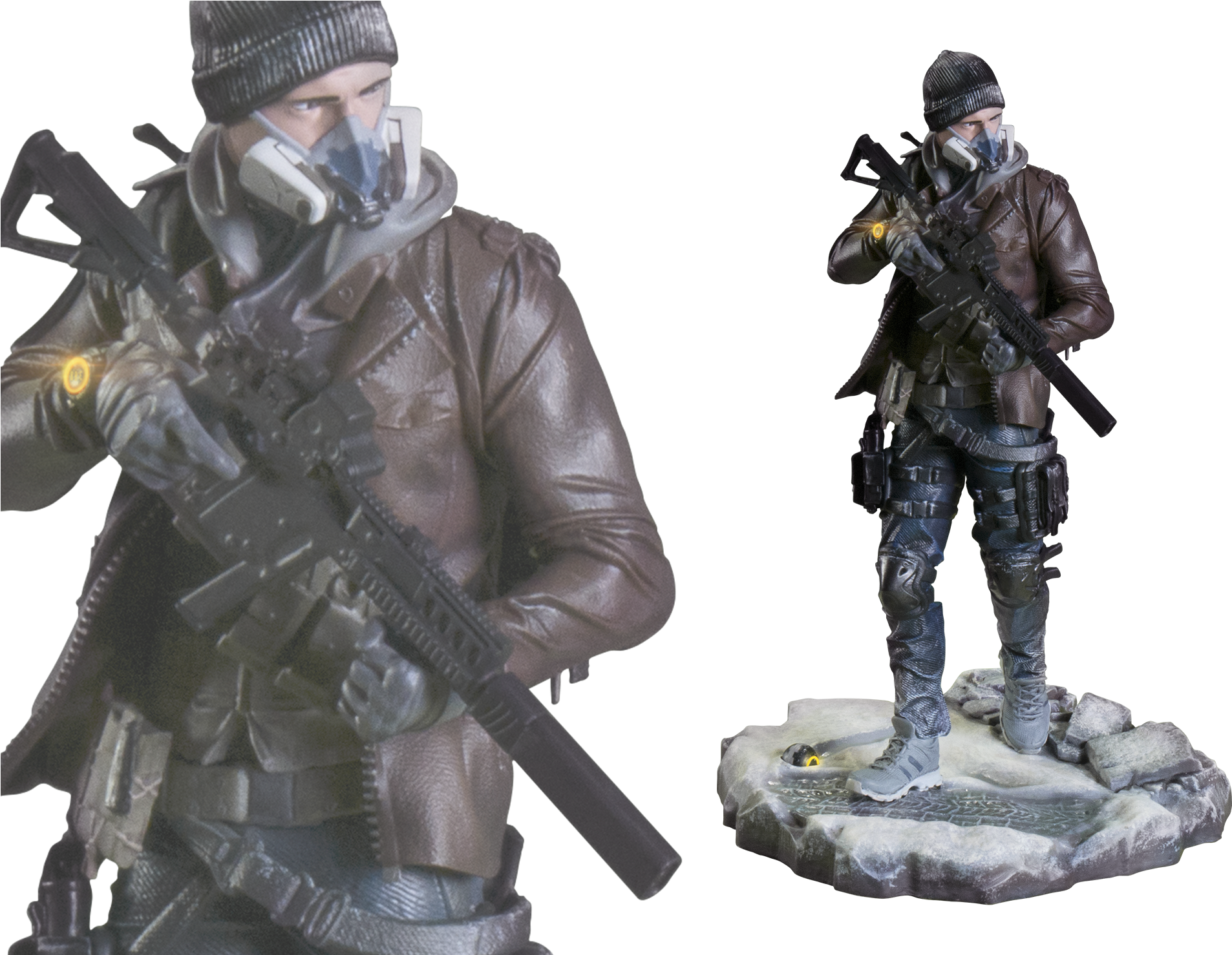 Tom Clancy's The Division™ - Division - Shd Agent Figure (2000x1478), Png Download