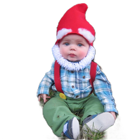 Who Would Resist A Cute Gnome Baby 💕🤗cute Baby Gnome - Gnome Baby Halloween Costume (417x456), Png Download