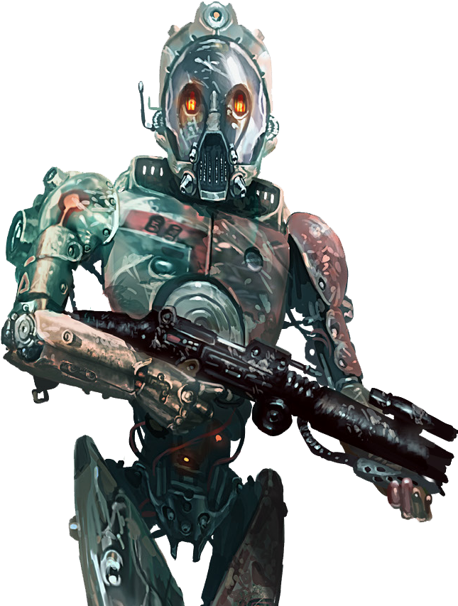 Star Wars Droid Character (654x872), Png Download