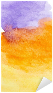 Color Strokes Watercolor Painting Art Sticker • Pixers® - Watercolor Paint (400x400), Png Download