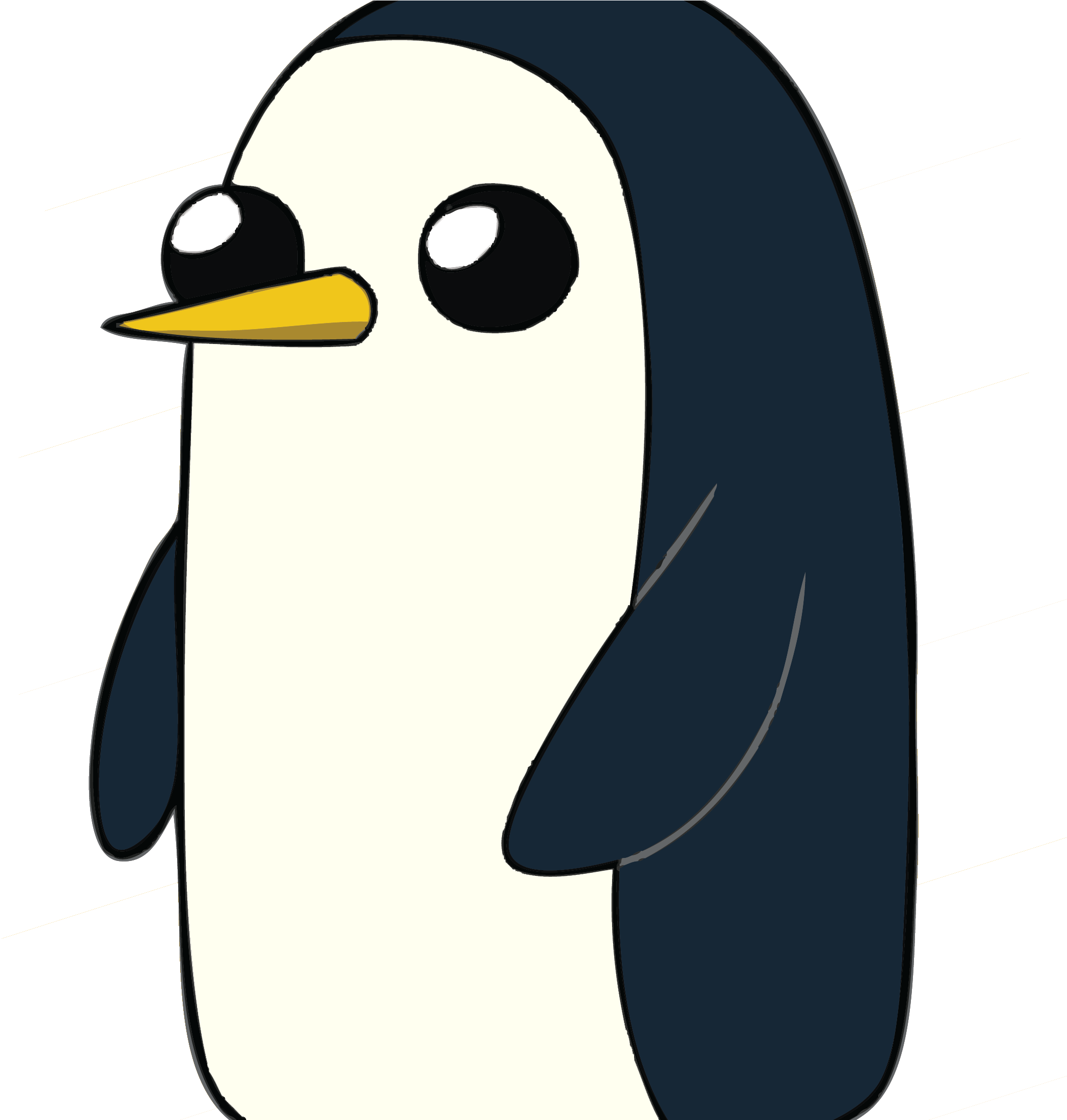 Oliver Haagen Frølic - Gunther From Adventure Time (2187x2187), Png Download