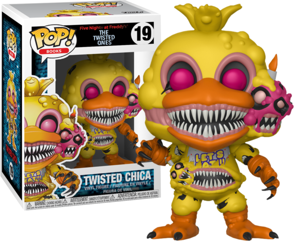 Five Nights At Freddy's - Twisted Chica Funko Pop (600x492), Png Download