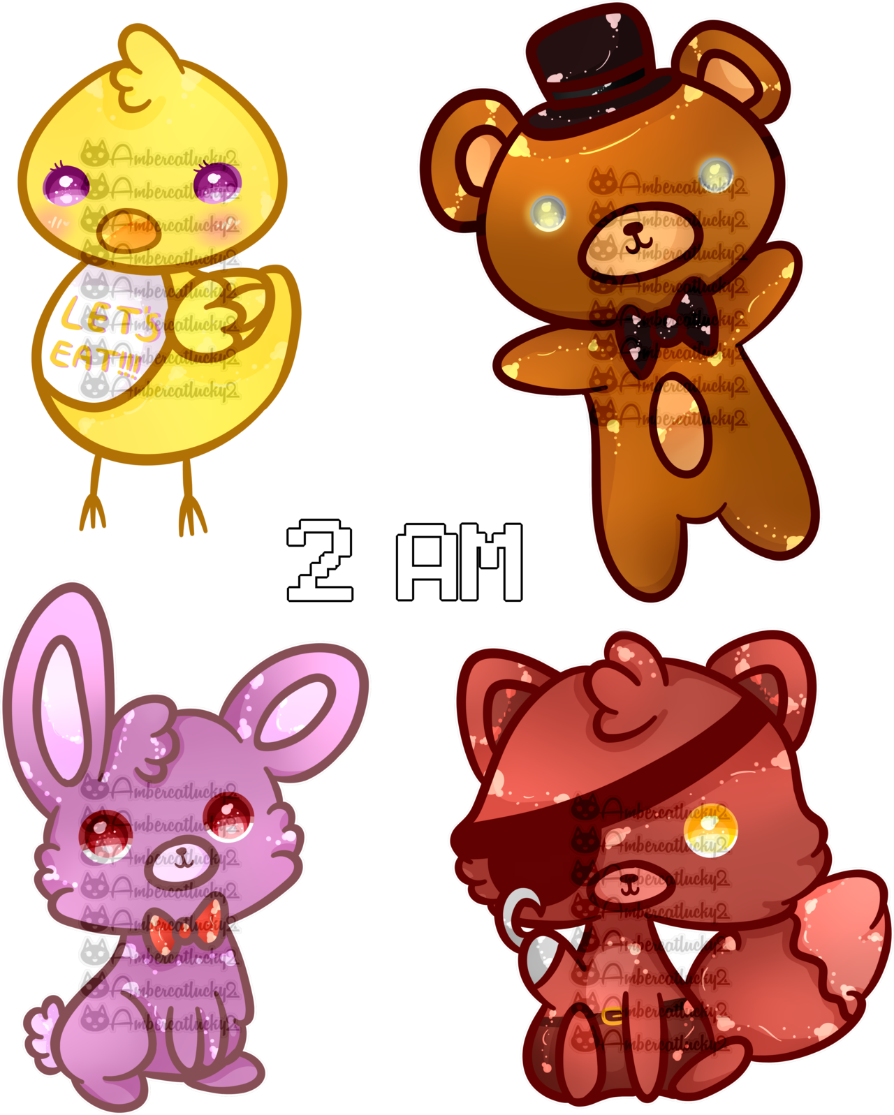 Five Nights At Freddys By - Five Nights At Freddy's Clip Art (1280x1597), Png Download