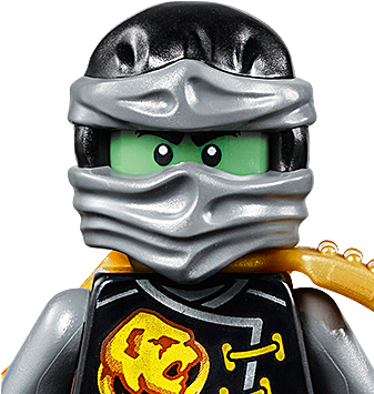 Lego® Ninjago® Characters And Minifigures - Lego 70599 - Ninjago Cole's Dragon (336x448), Png Download