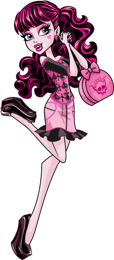 Monster High Clipart - Monster High Scaris Draculaura (381x875), Png Download