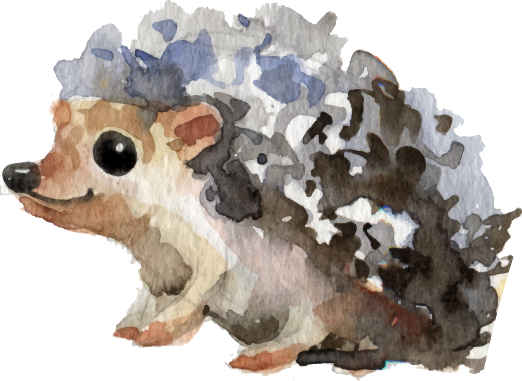 That All Of Us Could Experience The Same Freedom And - 刺猬 水彩 (522x381), Png Download