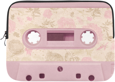 Retro Vintage Floral Pastel Pink Cassette Tape Microsoft - Pastel Cassette Tape Png (500x500), Png Download