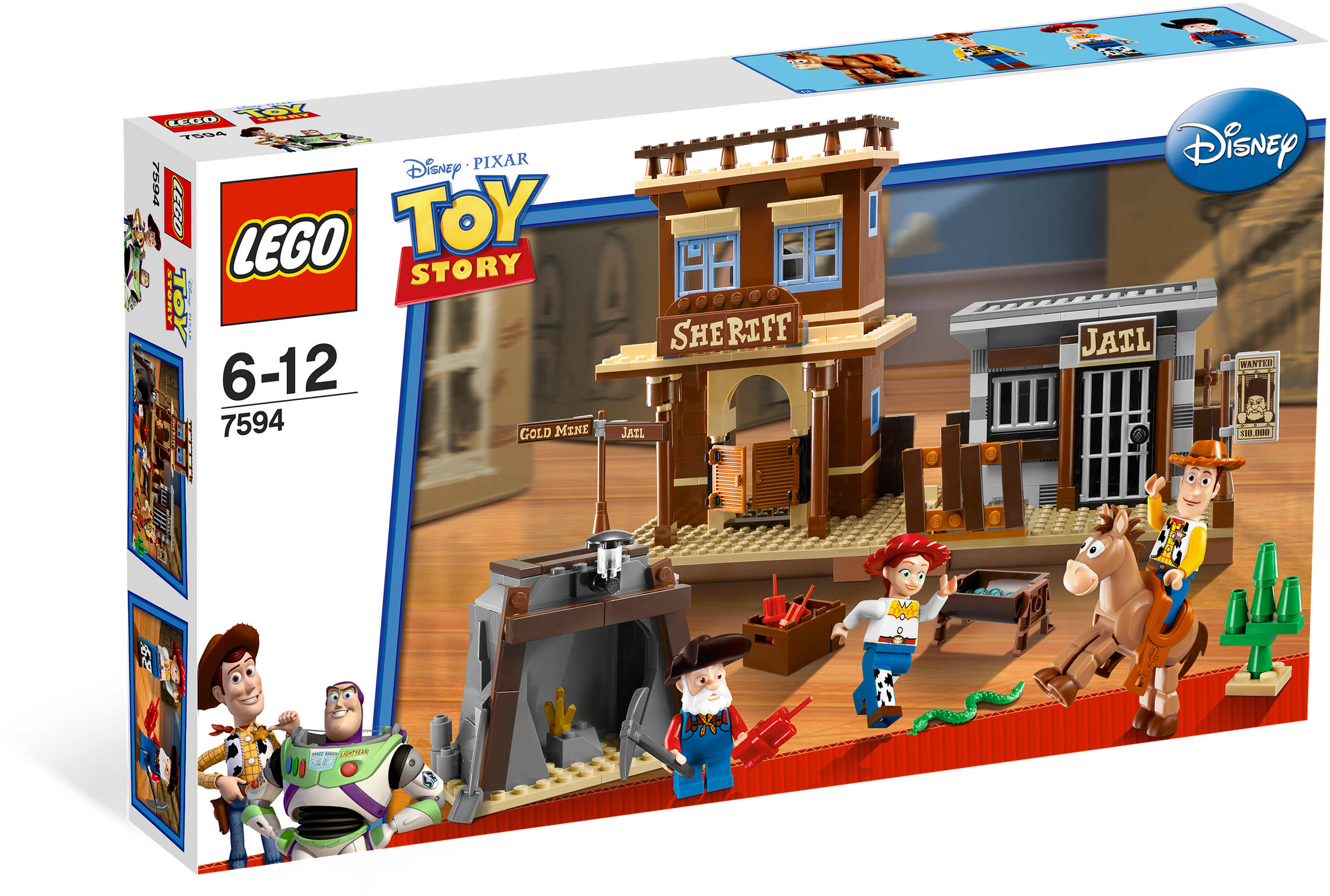 Adaptations - Lego Toy Story Woody's Roundup 7594 (4000x3000), Png Download