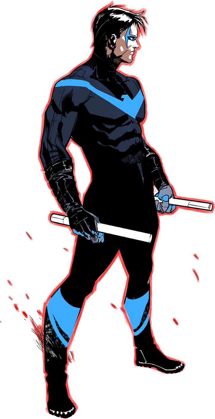Nightwing Rebirth Png - Nightwing Rebirth (1159x1500), Png Download