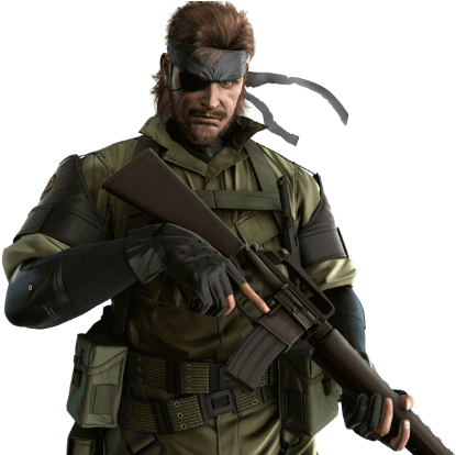 What's A Character List Without Solid Snake Coming - Metal Gear Solid Big Boss (660x413), Png Download