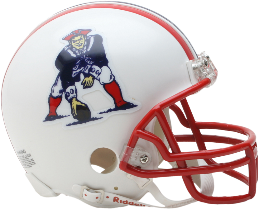 August 2014 Vector Library Download - New England Patriots Old Helmet (900x812), Png Download