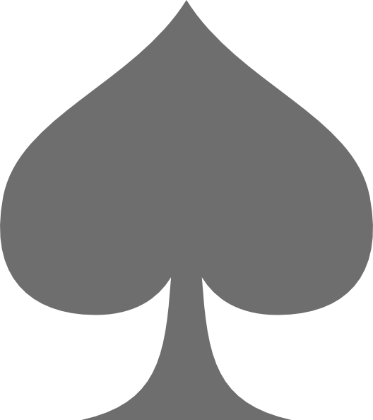 How To Set Use Grey Spade Clipart (528x594), Png Download