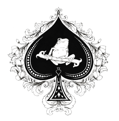 Ornate Ace Of Spades - Ace Card In A Deck (393x400), Png Download