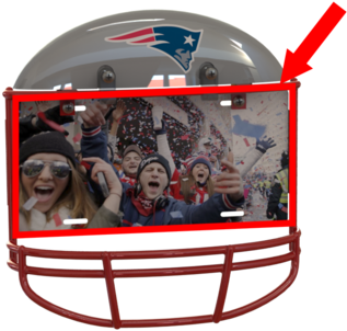 New England Patriots Custom Metal Photo - New England Patriots (480x360), Png Download
