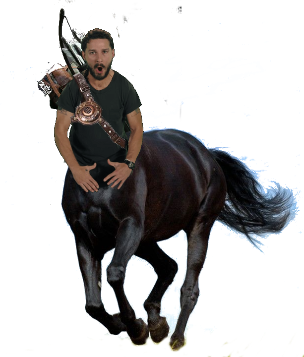 Shia Labeouf Do It Transparent Background - De Chevaux En Prairie (612x792), Png Download