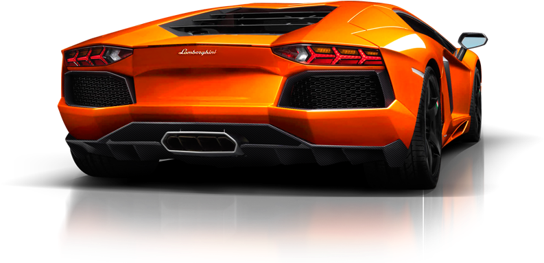 Renown Auto Style - Lamborghini Back Hd For Png (1000x384), Png Download