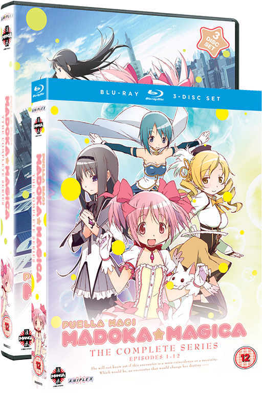 Puella Magi Madoka Magic The Complete Series - Madoka Magica Blu Ray (530x795), Png Download
