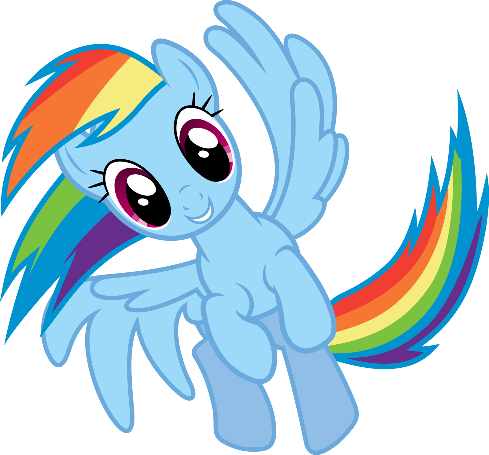 Rainbow Dash Images Rainbow Dash Hd Wallpaper And Background - Rainbow Dash My Little Pony Wings Gif (1600x1490), Png Download