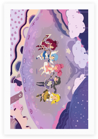 Puella Magi Madoka Magica Poster - Puella Magi Madoka Magica (484x484), Png Download