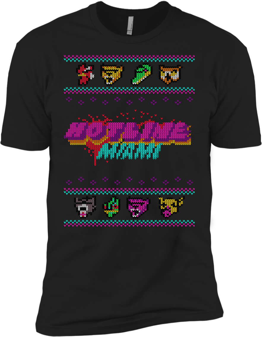Christmas Sweater Hotline Miami Men's Premium T-shirt - Best T Shirt 2018 (1155x1155), Png Download