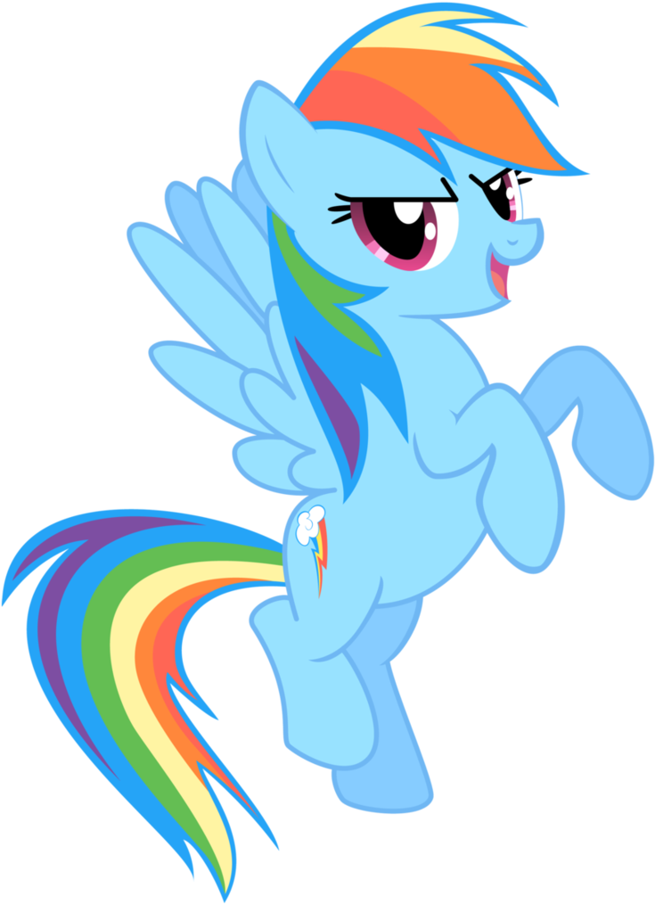 Rainbow Dash For Sticks Avatar Switch - My Little Pony Rainbow Dash (755x1057), Png Download