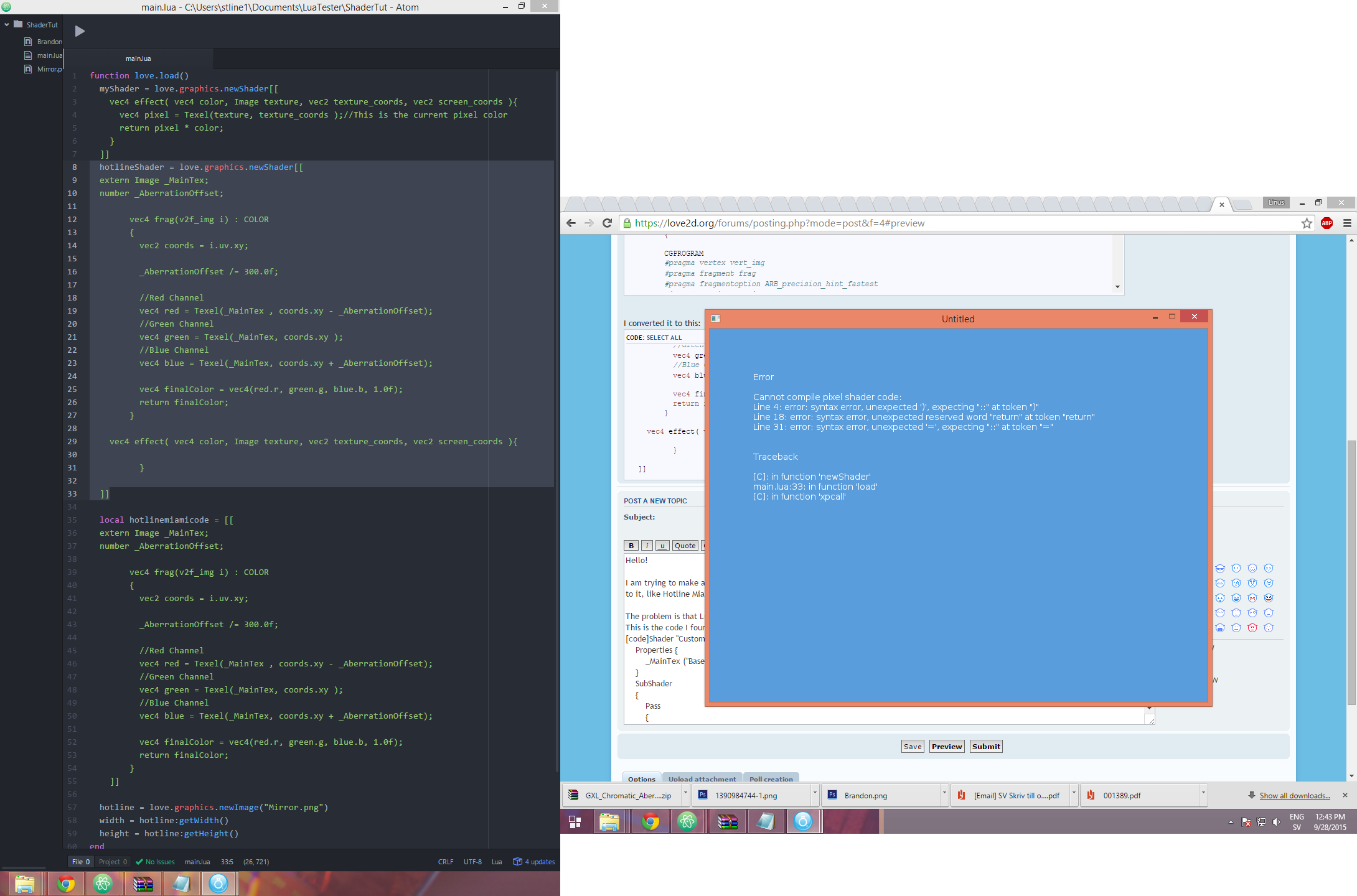 Help With Hotline Miami Shader - Operating System (2180x1440), Png Download