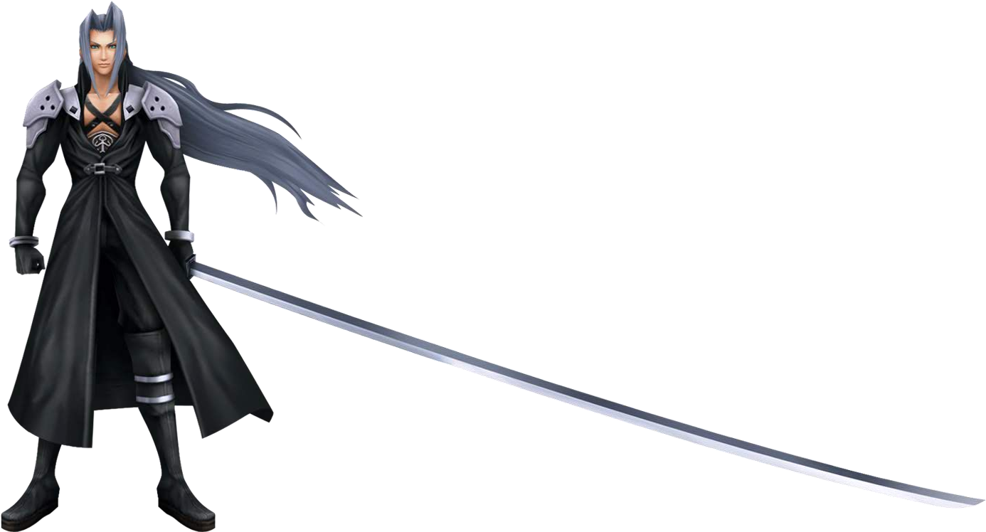Sephiroth Dissidia 012 Alt - Final Fantasy Vii Sephiroth Png (1395x757), Png Download