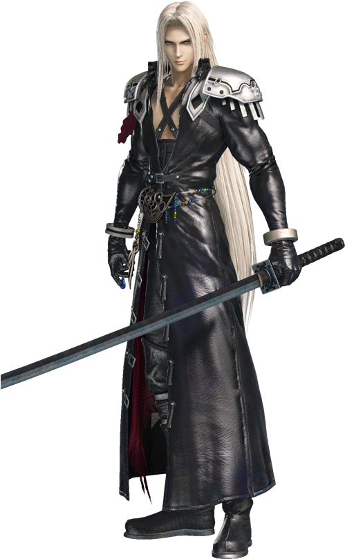 However, Cloud Has Already Rediscovered Himself And - Sephiroth Dissidia Nt Outfits (581x832), Png Download