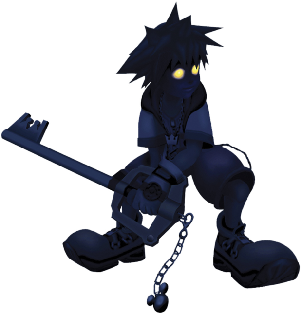 Anti-sora Kh - Kingdom Hearts Anti Sora (620x645), Png Download
