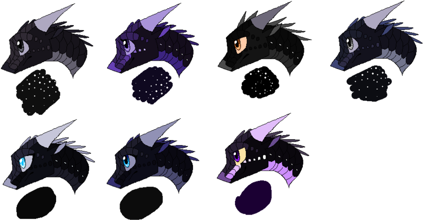 Nightwing Guide By Starchaeopteryx On Deviantart - Wings Of Fire Nightwing Colors (900x481), Png Download