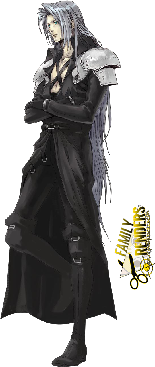 Final Fantasy Vii Advent Children (595x1338), Png Download