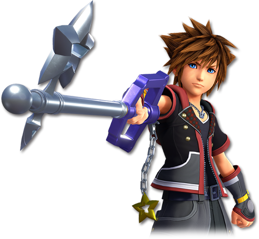 Sora With Starlight - Kingdom Hearts 3 Boxart (530x489), Png Download