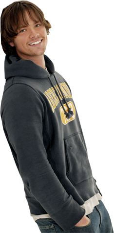 'ha, Okay Well - Jared Padalecki Png (326x485), Png Download