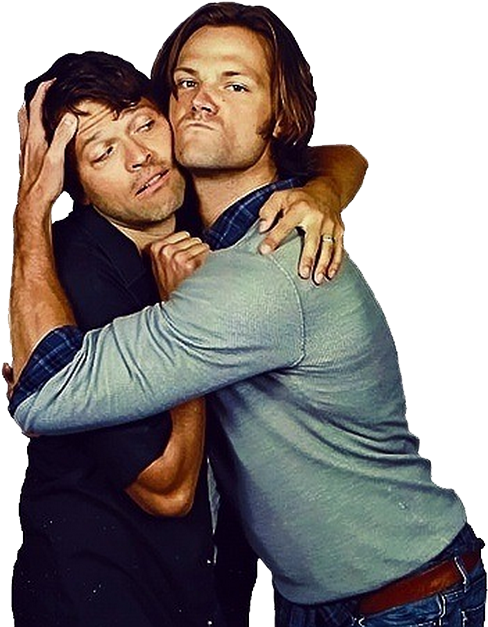 Supernatural, Jared Padalecki, And Misha Collins Image - Castiel Pose (493x651), Png Download