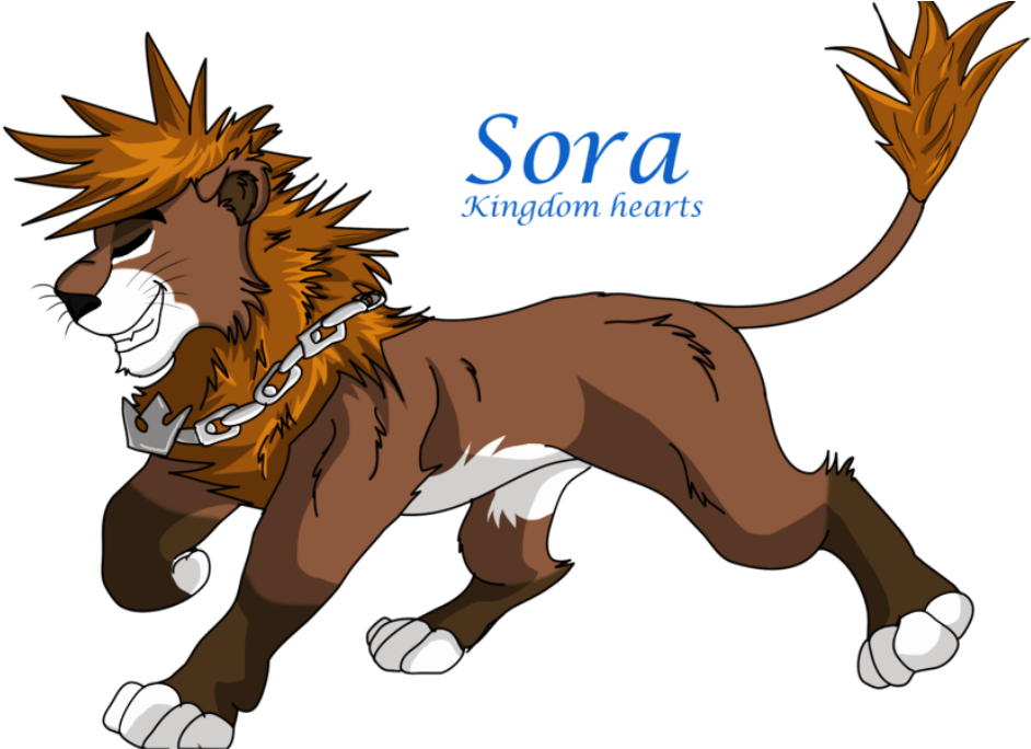 Sora Kingdom Hearts-qw121 - Animals (1024x683), Png Download