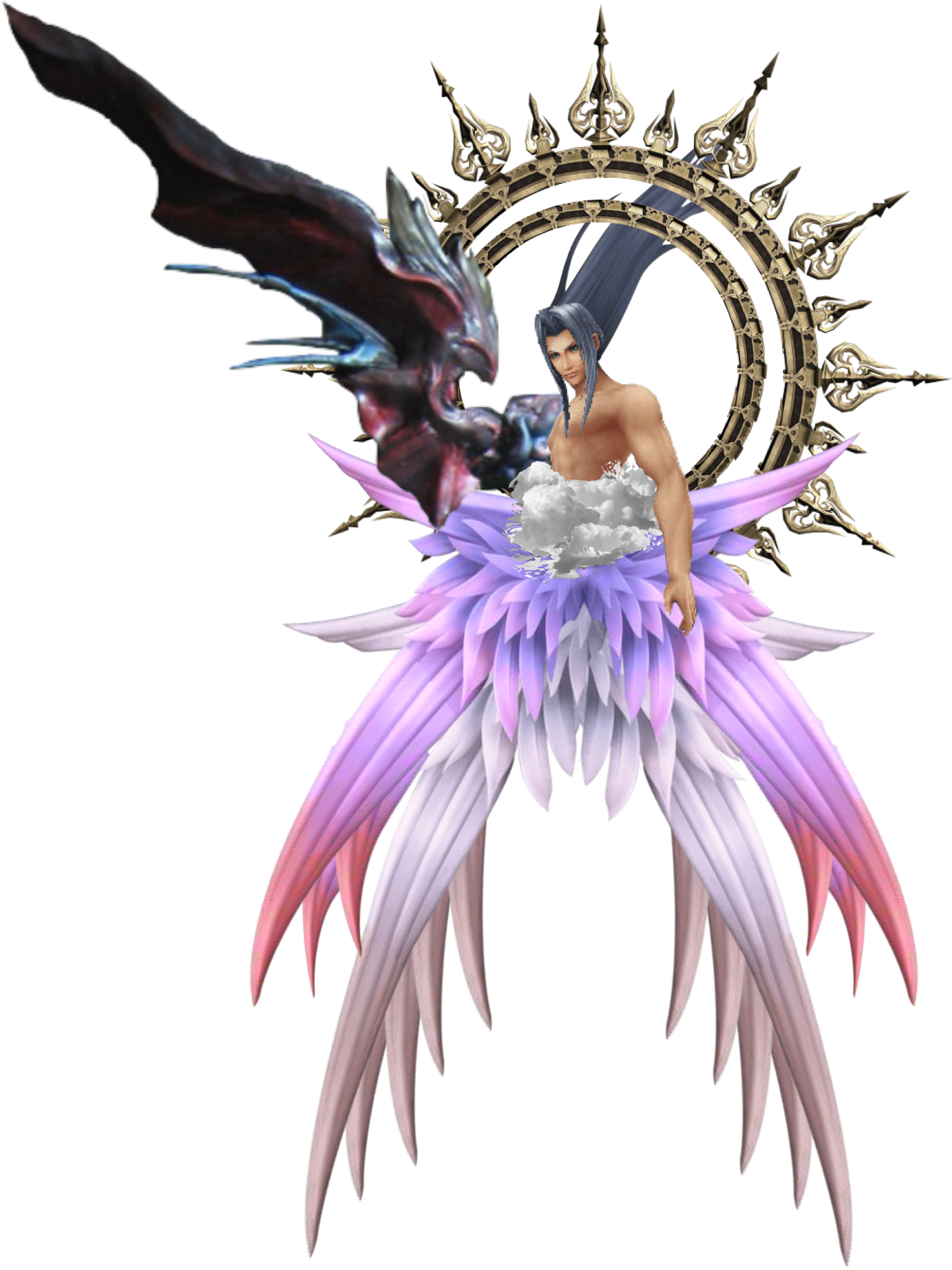 Safer Sephiroth - Ffvii Safer Sephiroth (1761x1910), Png Download