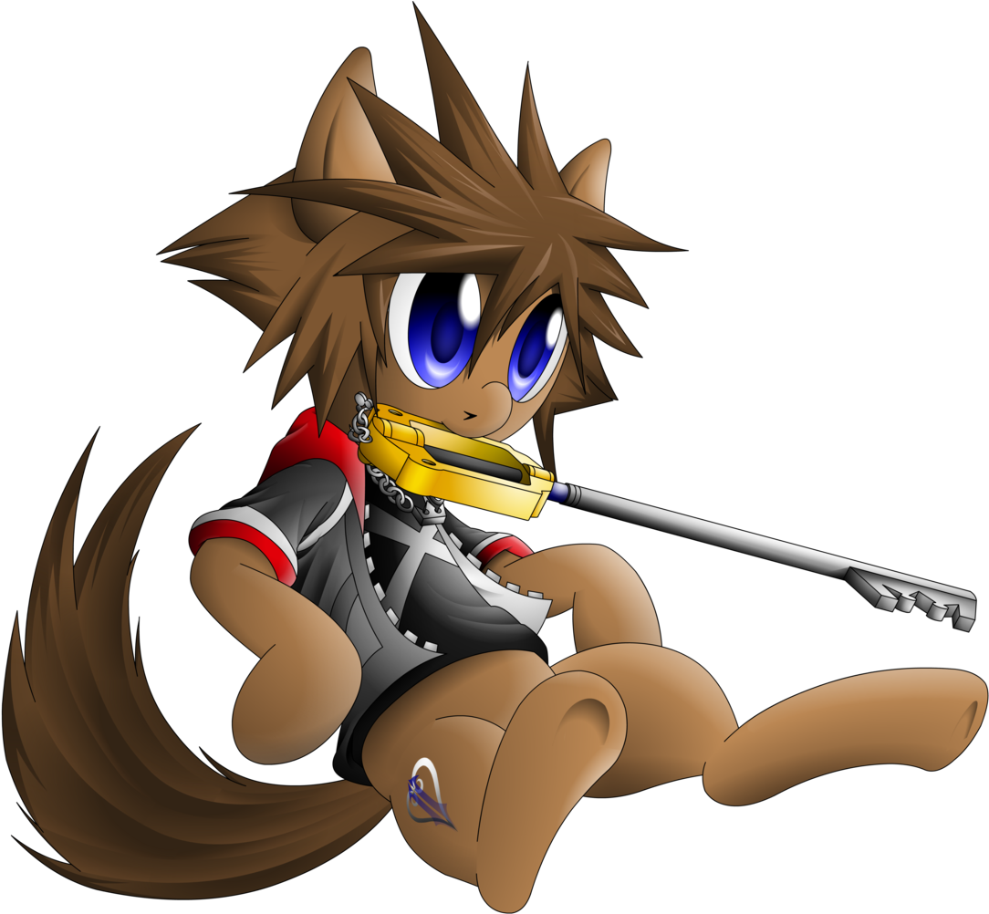 Absurd Res, Artist - Kingdom Hearts Kingdom Key Sora (1101x1024), Png Download