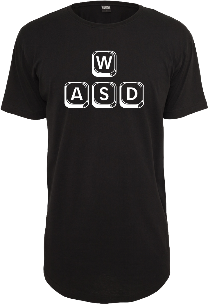 Wasd T-shirt Urban Classics Long Tee Black - Dirt Bike Problem Solved (1044x1044), Png Download