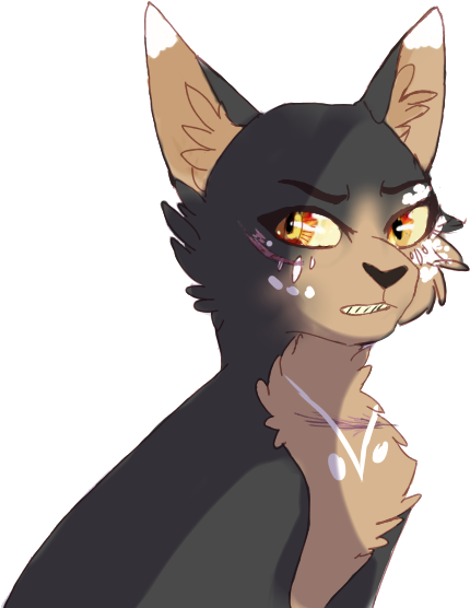 Angry Golden Cat Girl - Wiki (768x768), Png Download