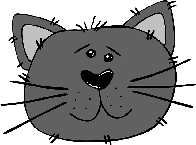 Animals, Cat, Head, Mouse, Angry, Faces, Face, Cartoon - Cats Faces Clip Art (640x473), Png Download
