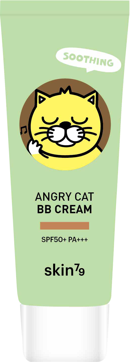 Skin79 Angry Cat Bb Cream Spf 50 - Bb Cream (521x1443), Png Download