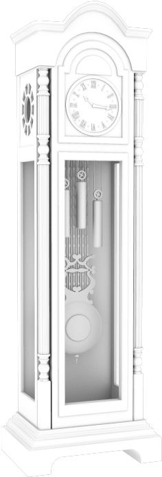 Speedmodel - Longcase Clock (1280x720), Png Download